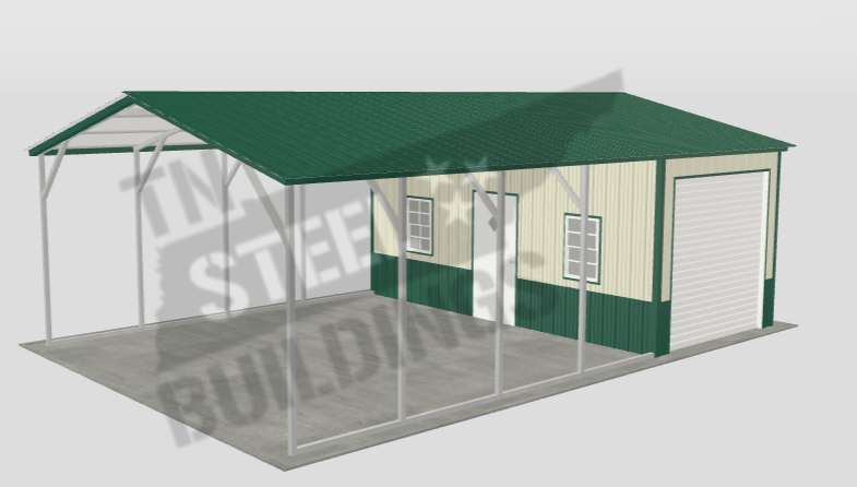 Maximize functionality with our combination units featuring both covered parking and secure storage space in one structure.