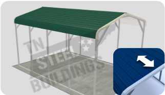 Constructed with 14-gauge steel tube framing, with an option to upgrade to 12-gauge, this structure comprises base rails, legs, roof trusses, and corner braces. Engineered for exceptional quality and durability, it's designed to endure and last.