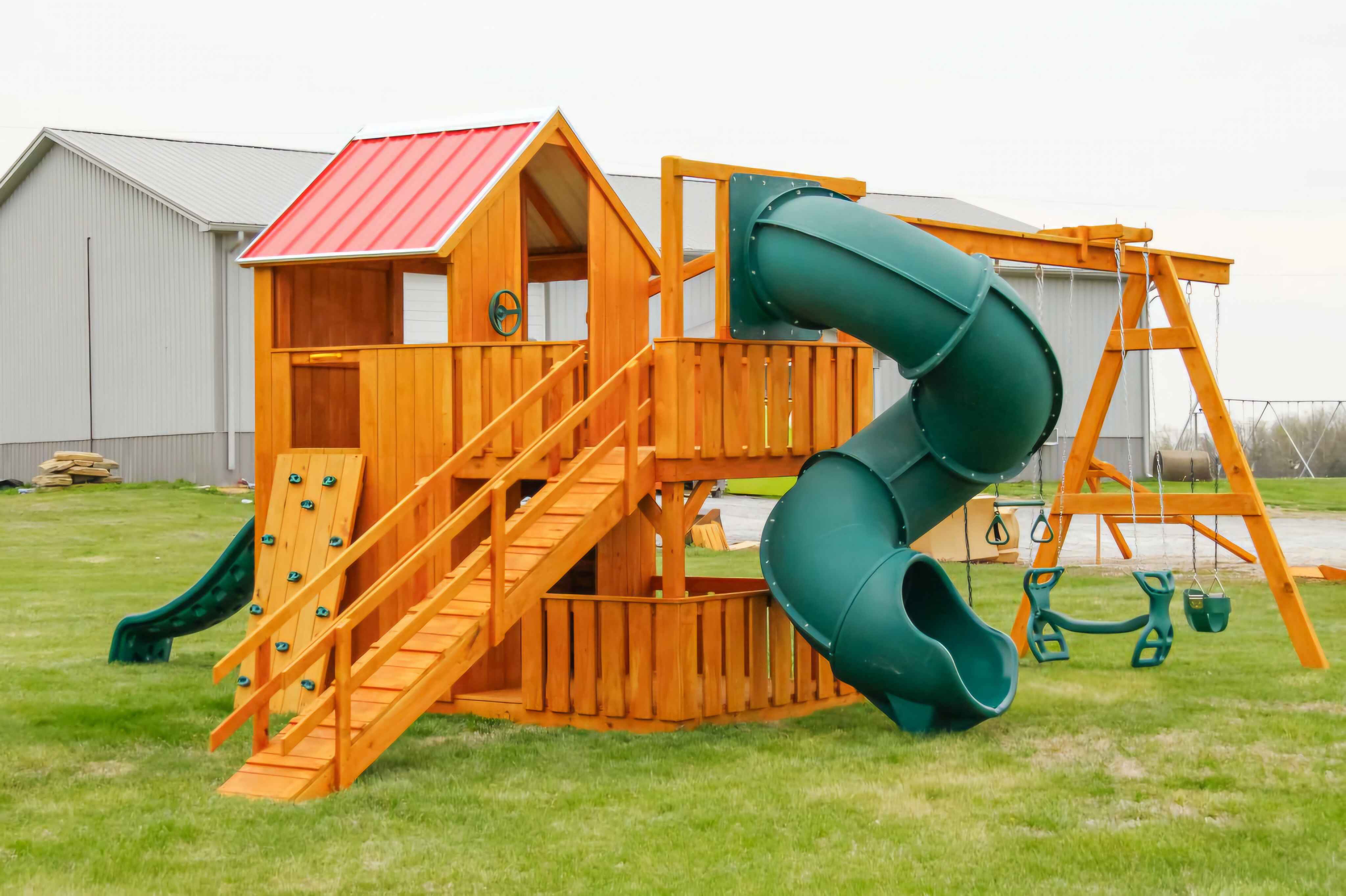 Premium super cabin play set featuring multiple levels and activities for endless family fun