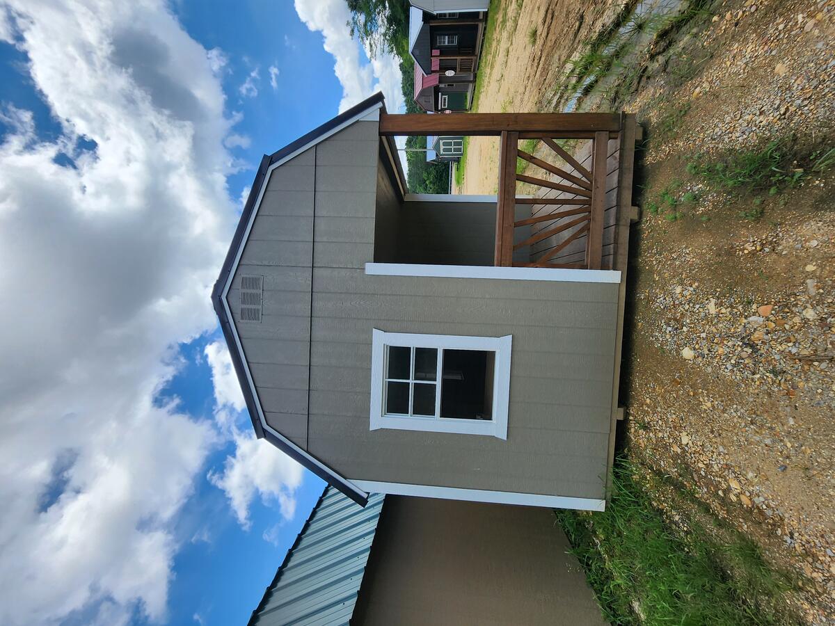 Used Lofted Side Porch Cabin
