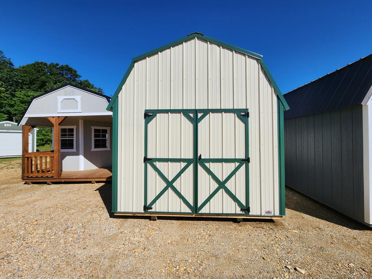 Vertical Metal Lofted Barn 