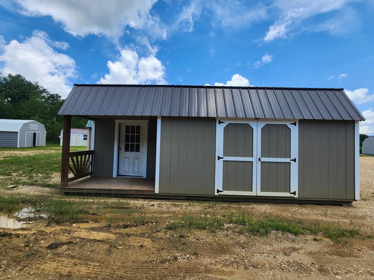 Used Lofted Side Porch Cabin