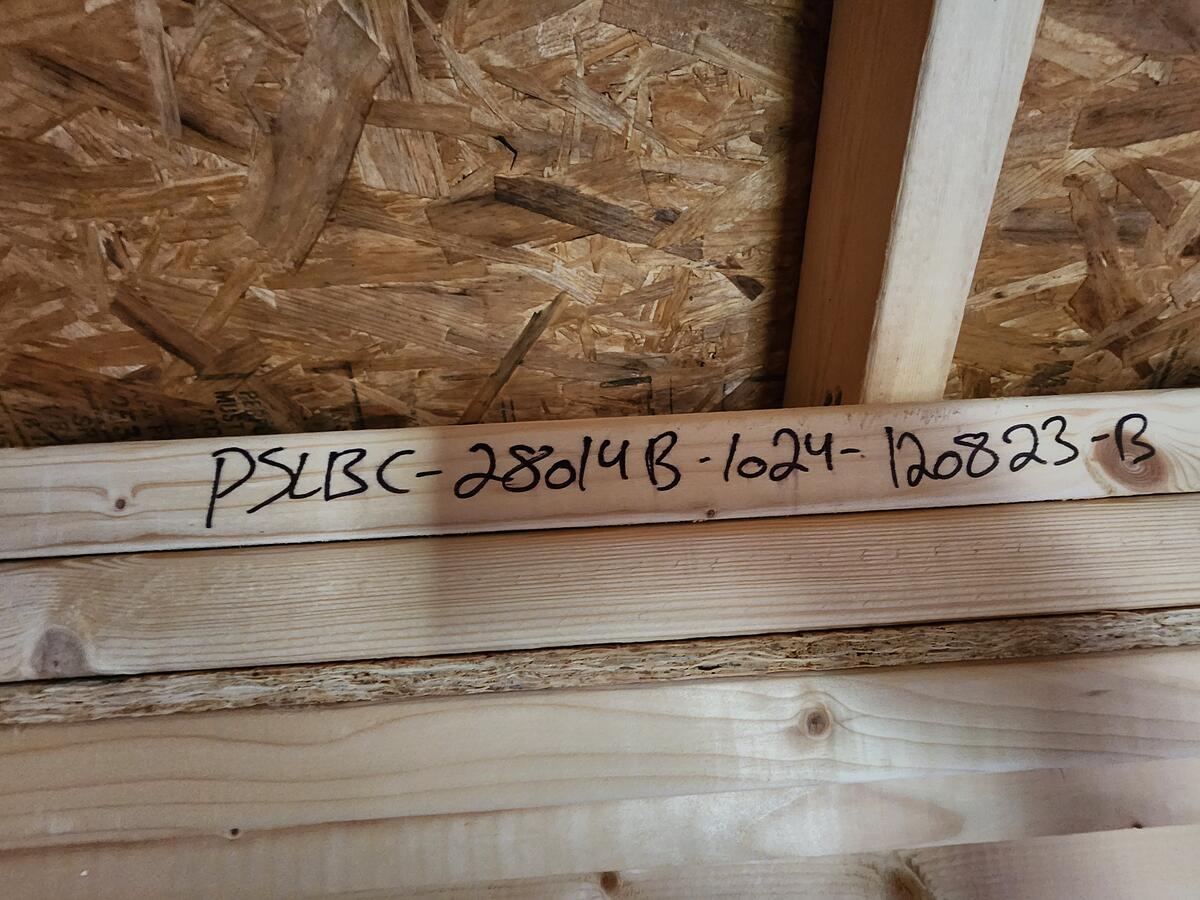 Used Lofted Side Porch Cabin